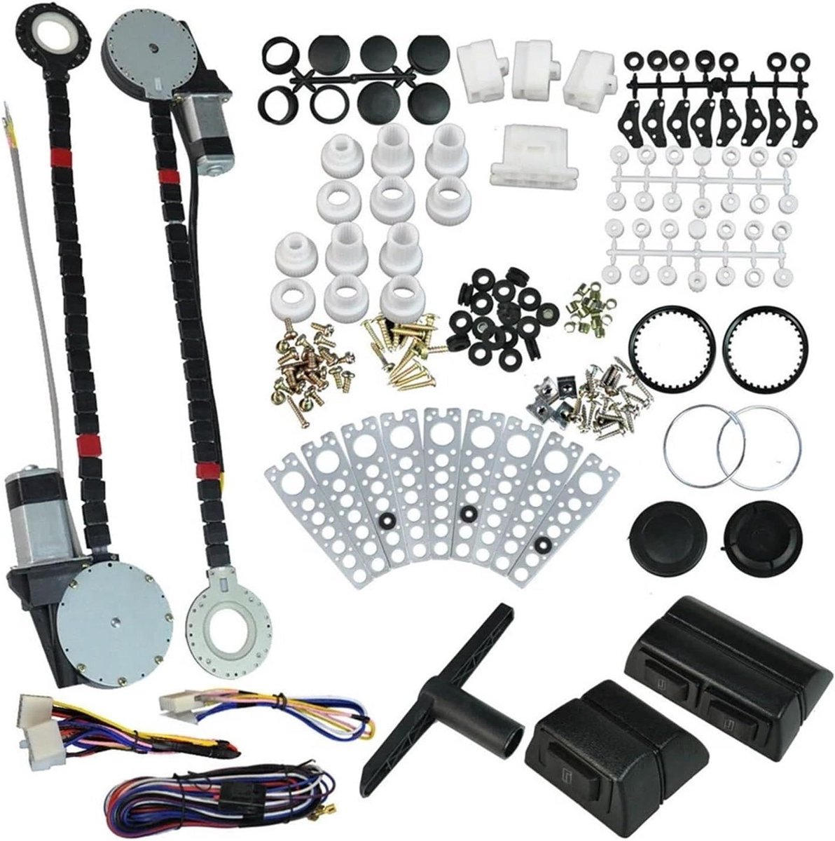 Elektrische Raamkit - Raam ombouwen Raam omzetten - Auto comfort verhogen - Universele 2-deurs compatibiliteit