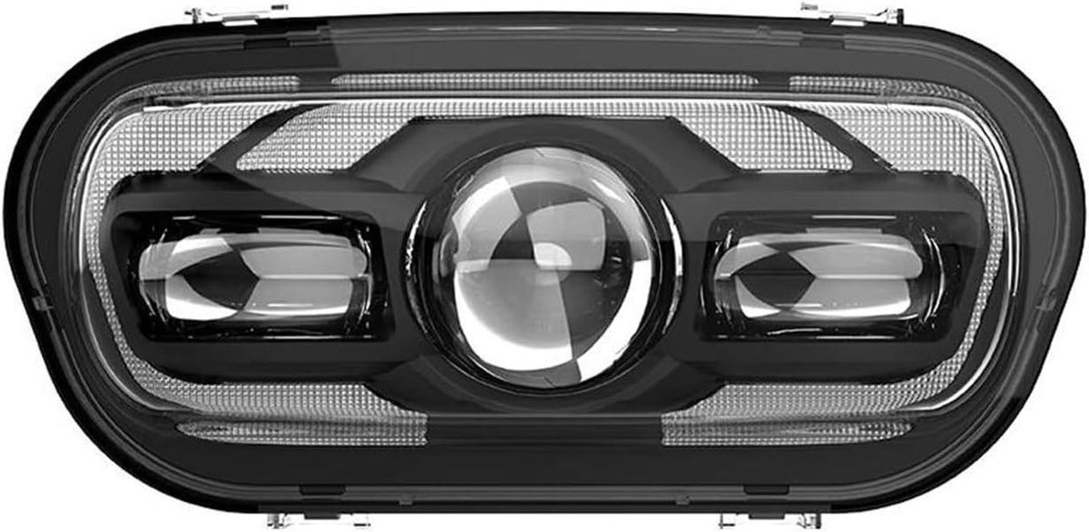 Motorfiets Koplamp - LED Verlichting - Veilig Rijden - Hoge Lichttransmissie - 98 Inch - Zwart