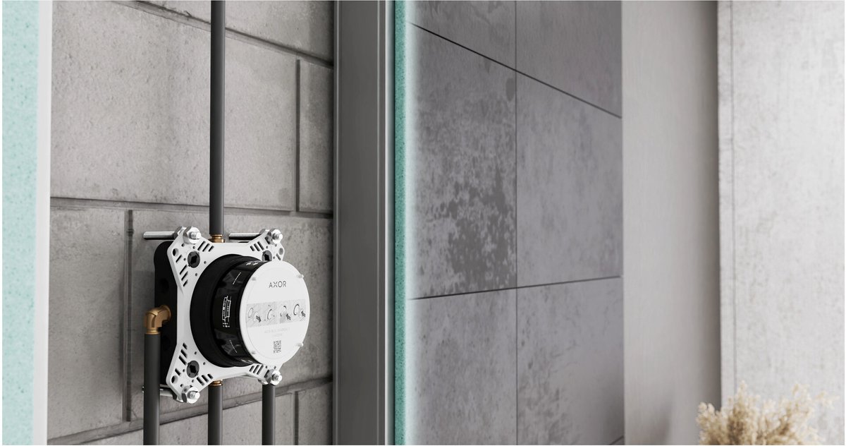 hansgrohe AXOR iBox universal 2 inbouwlichaam, voor inbouw douche, bad en thermostatische prefab sets, 01400180