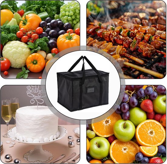 longziming - Opvouwbare Thermische Koeltas - 43*30*31 - cmHerbruikbare Isolatie Tas - Camping Koelbox - Picknicktas - Geïsoleerde - Oxford Stof - Waterdicht Design - Comfortabel Draaggemak - 1 Stuk van Longziming. — afbeelding 4