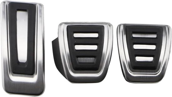 Pedaalhoezen Set - Auto Interieur - Verbeterde Grip - Eenvoudige Installatie - 3 Delig - Zwart — afbeelding 2