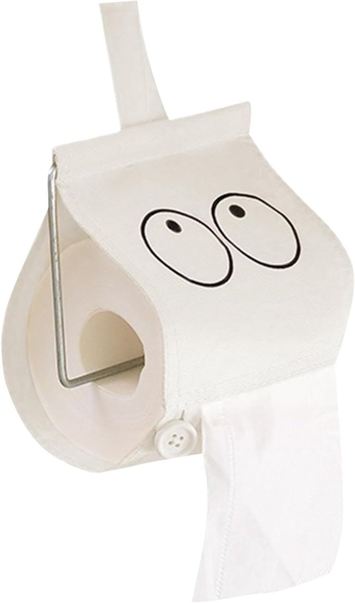 Zakdoek Box Cover - Papierrollen Organizer - Woondecoratie - Geïntegreerd Ophangtouw - 14 x 19 x 1 cm - Enkele Attribuut