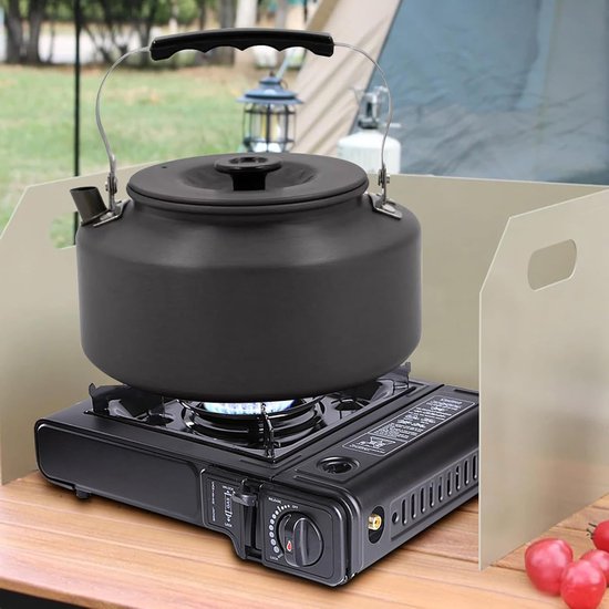 Camping Kookstel - Draagbare Brander - Outdoor Koken - Energie Flexibel - 38x33x12 cm - Zwart van Camping — afbeelding 3