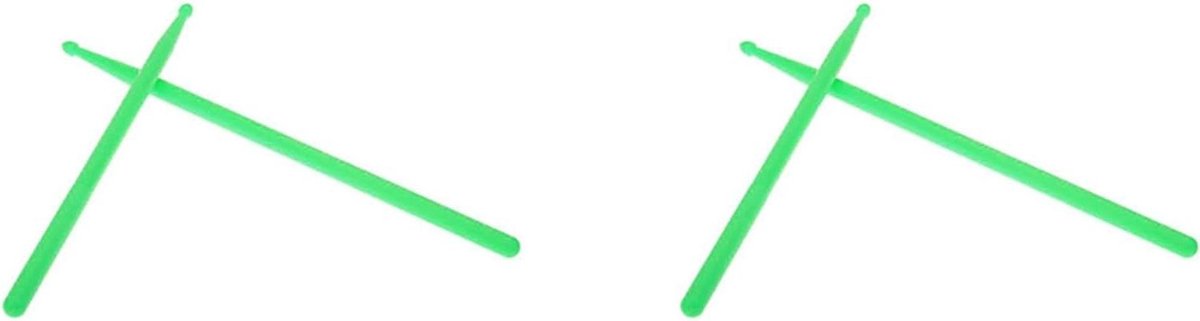Trommelstokken - Drumstokken Nylon - Muziek Maken - 5A Design - 40.6 cm - Groen