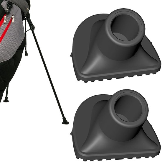 Vervangende Golftas Voetjes - Reserve Golftas Steunen - Golftas Stabiliseren - Weerbestendig Materiaal - Voor 11-12 mm Pijpen - Zwart — afbeelding 5