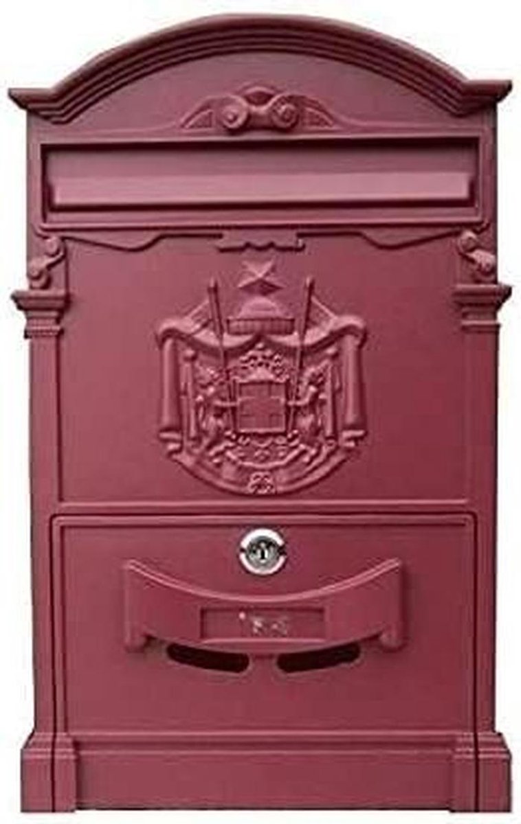 Brievenbus Pakketbox - Wandmontage Postkast - Veilig Post Ontvangen - Grote Capaciteit - 40x25x8cm - Macaron Blauw
