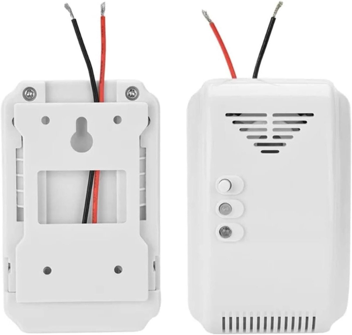 Gasdetector - LPG Alarm - Veiligheid Thuis - Ingebouwde Relais - 115 cm - Wit