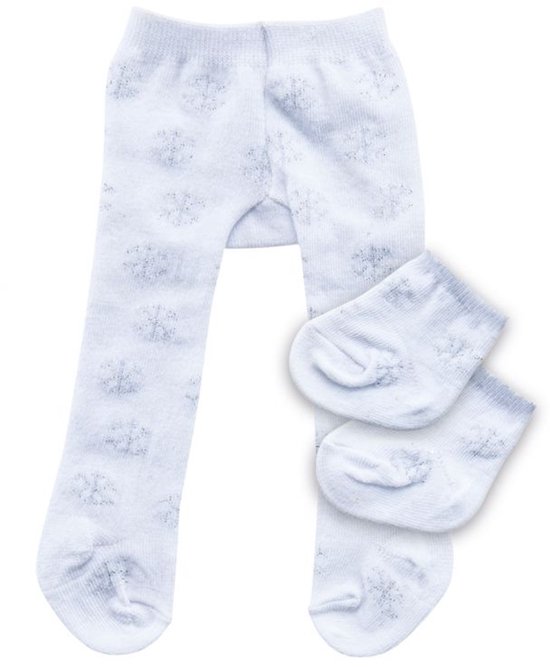 Heless Poppenmaillot En Sokken Polyester Wit/zilver 28-35 Cm — afbeelding 4