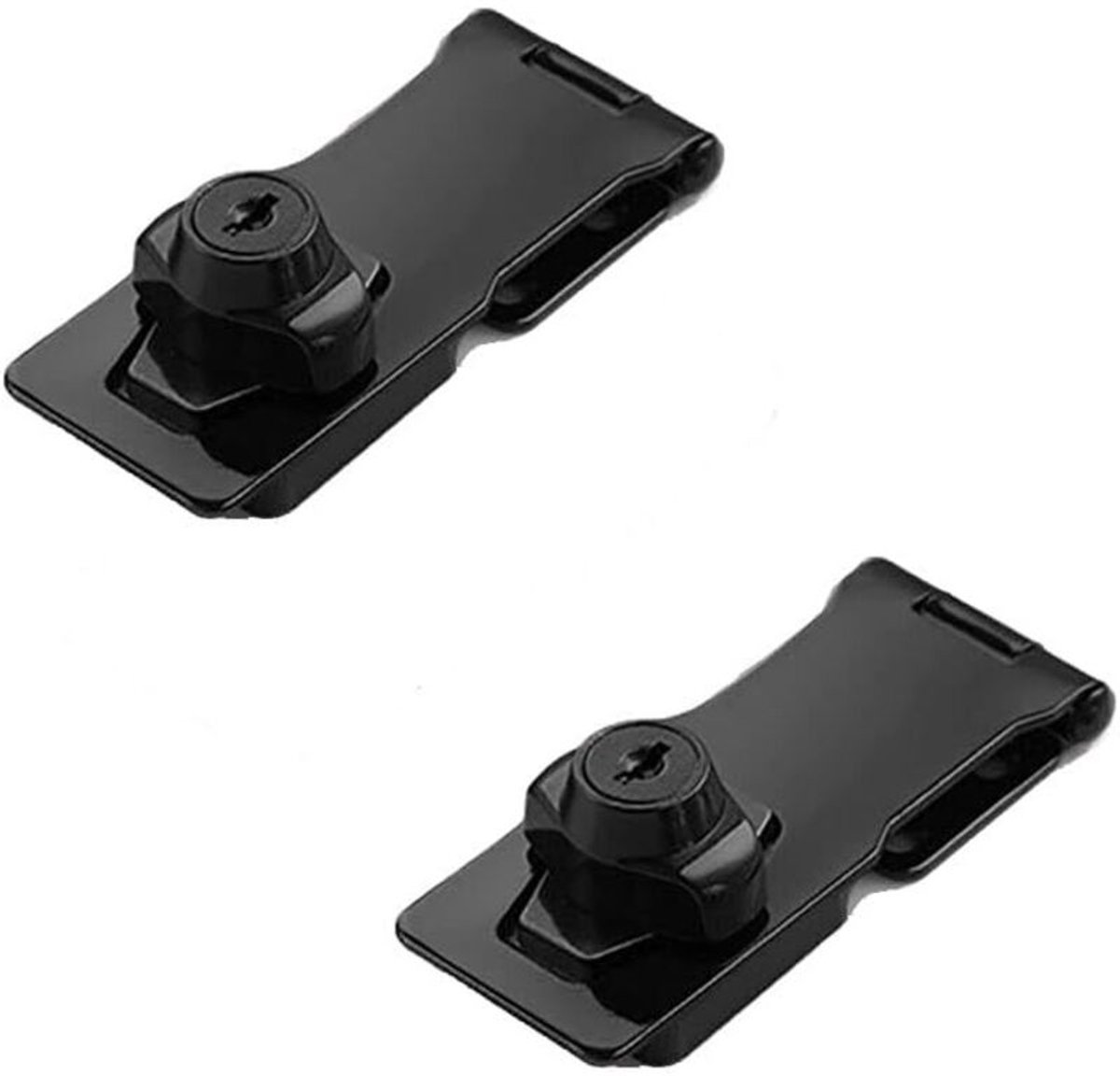 zwart ladeveiligheidsslot van 87x33 mm