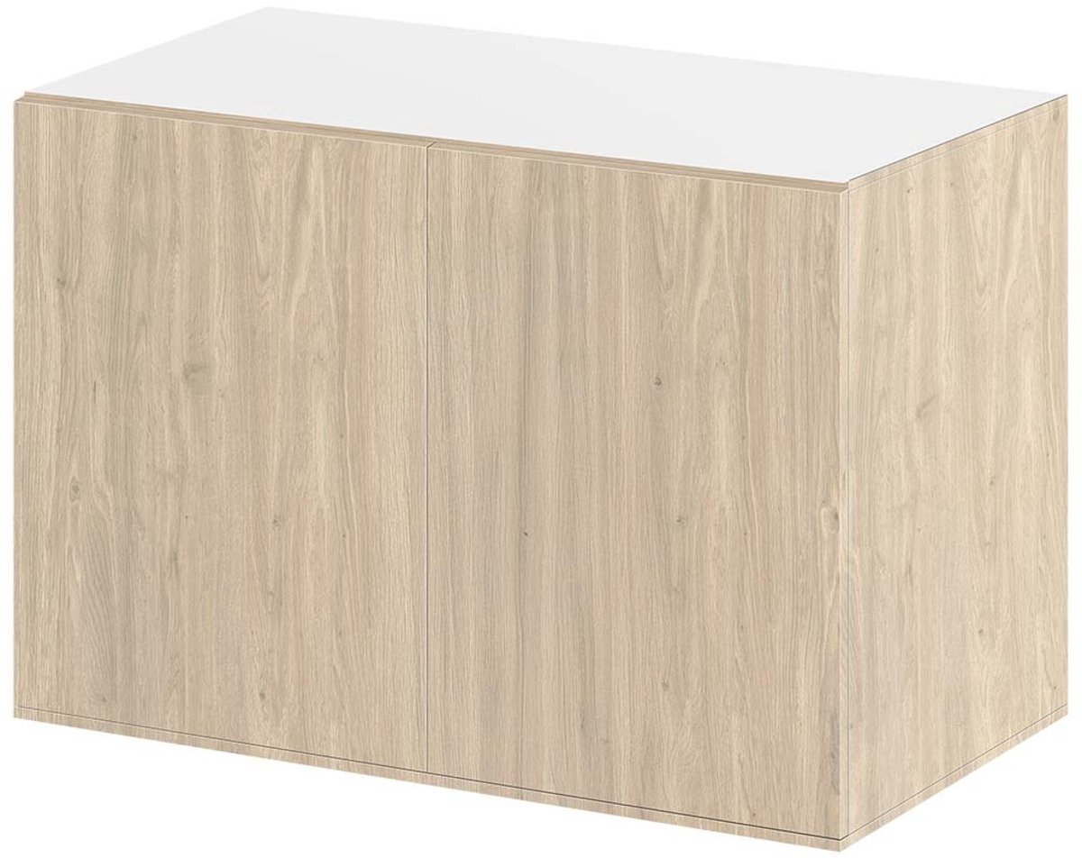 Ciano Kast Emotions Pro 100 Deep 102x58x75 cm | 2-deurs aquariumkast met legplank Oak oasis