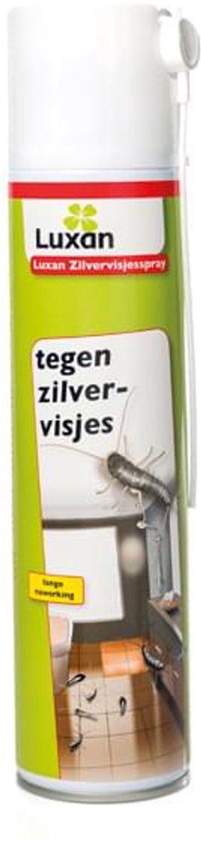 Luxan Zilvervisjesspray (400 ml) - Krachtige Insecticide - Met gratis cheatsheet
