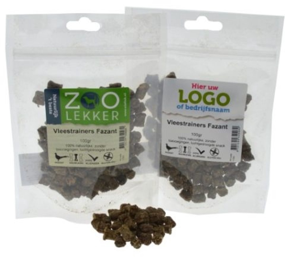 Zoolekker Vleestrainers Fazant | trainingssnack en beloning | 100 gram