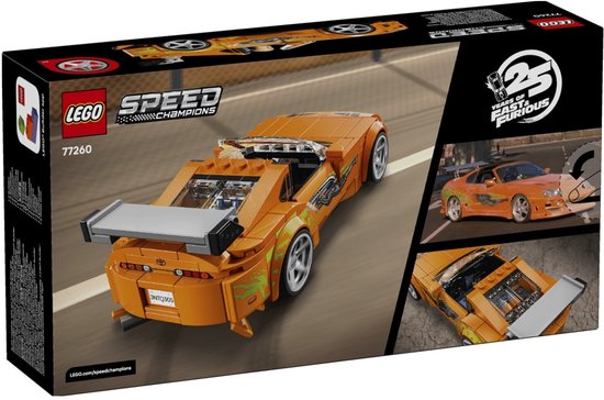 LEGO Speed Champions The Fast and The Furious Toyota Supra MK4 Auto Speelgoed voor Kinderen 77260