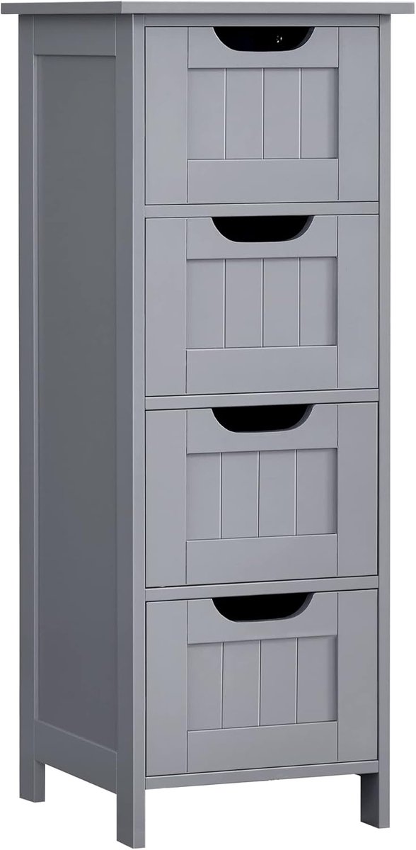 Opbergkast met Laden - Ladekast Kast - Ruimte Organiseren - Compact Ontwerp - 30 x 30 x 82 cm