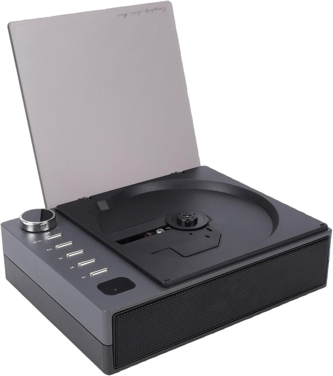 Draagbare CD-speler - Muziekspeler - Muziek Luisteren - Bluetooth 5.1 FM-radio - 2600 mAh Batterij - Zwart