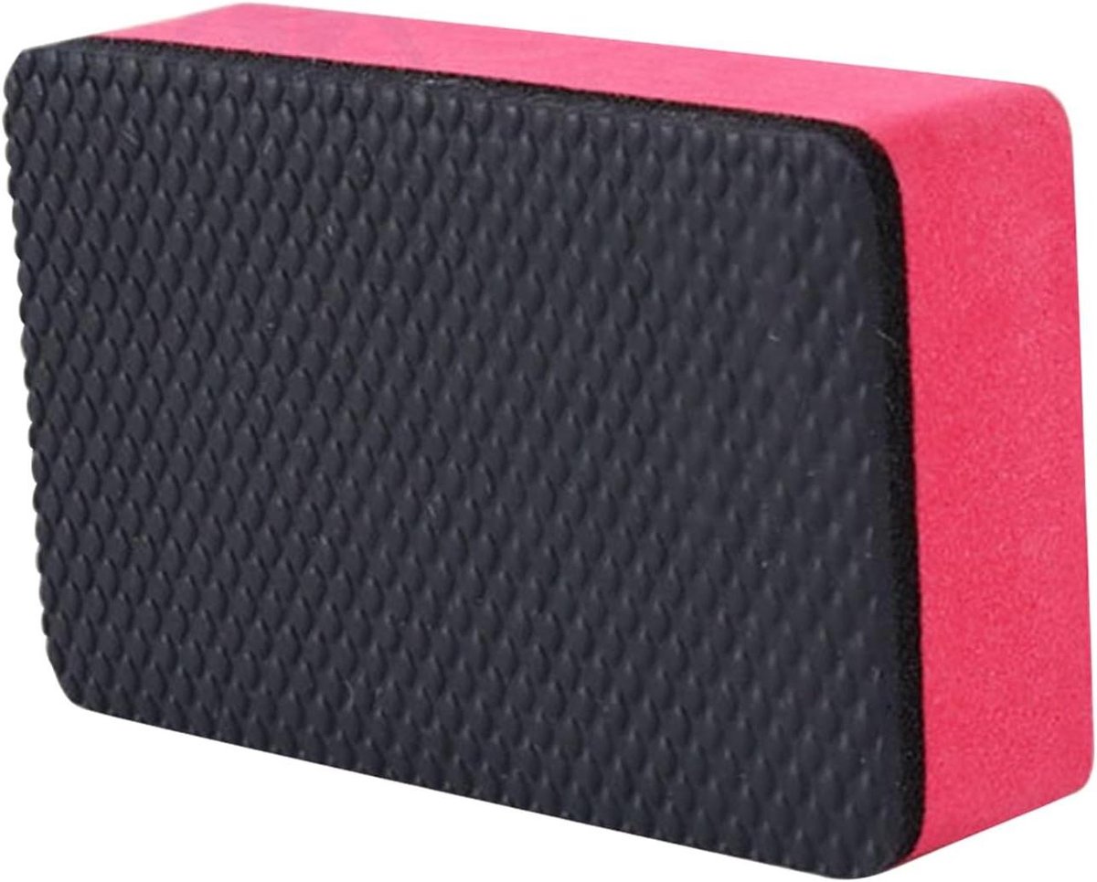 Auto Klei Spons - Detailing Pad - Lak Reinigen - Comfortabele Grip - 8.5x5.5x2.7cm - Rood