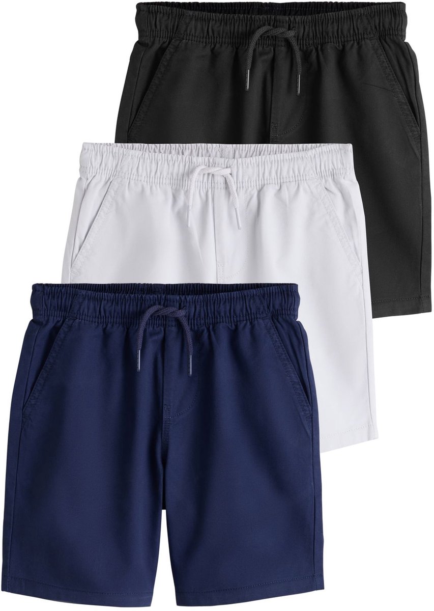 Next - Jongens - Set van 3 shorts - Zwart