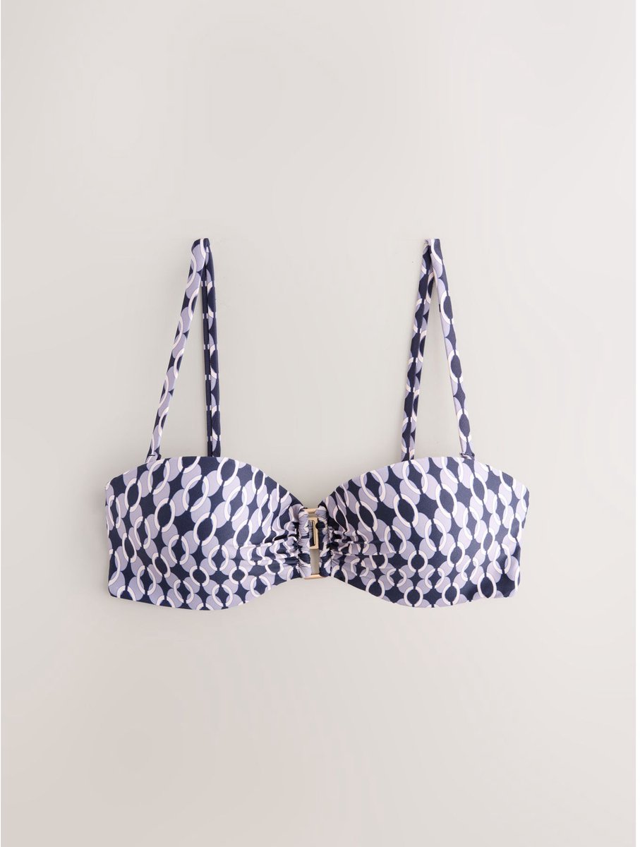 Next - Dames - Bandeaubikinitop met beugel - Blauw