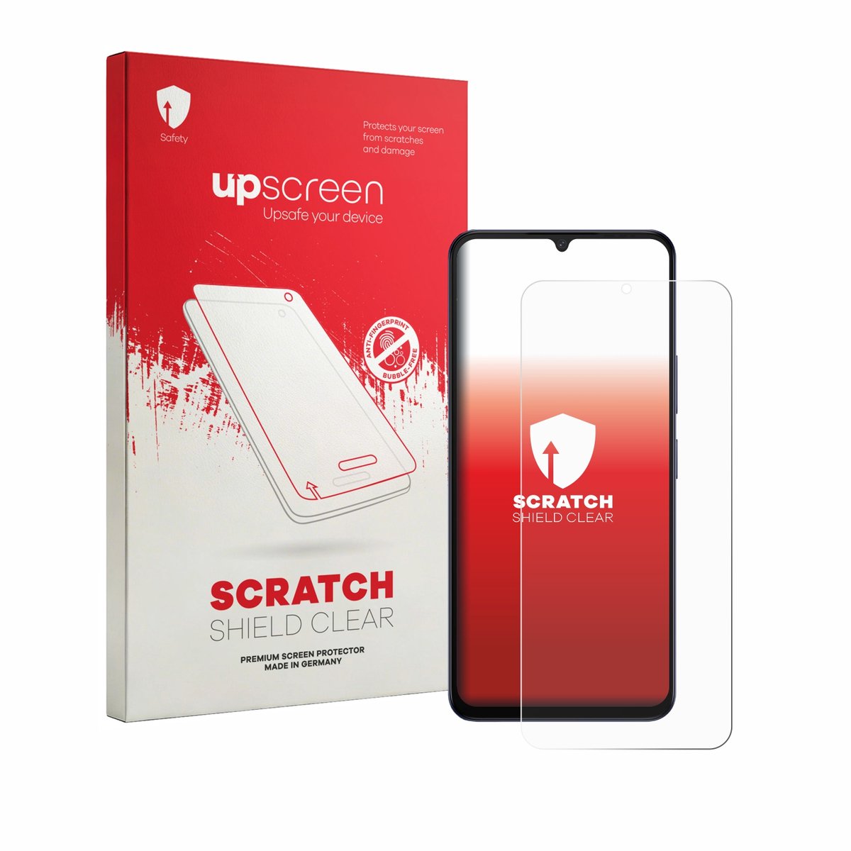 upscreen - Screenprotector voor Itel Zeno 200 - Folie Beschermfolie transparant