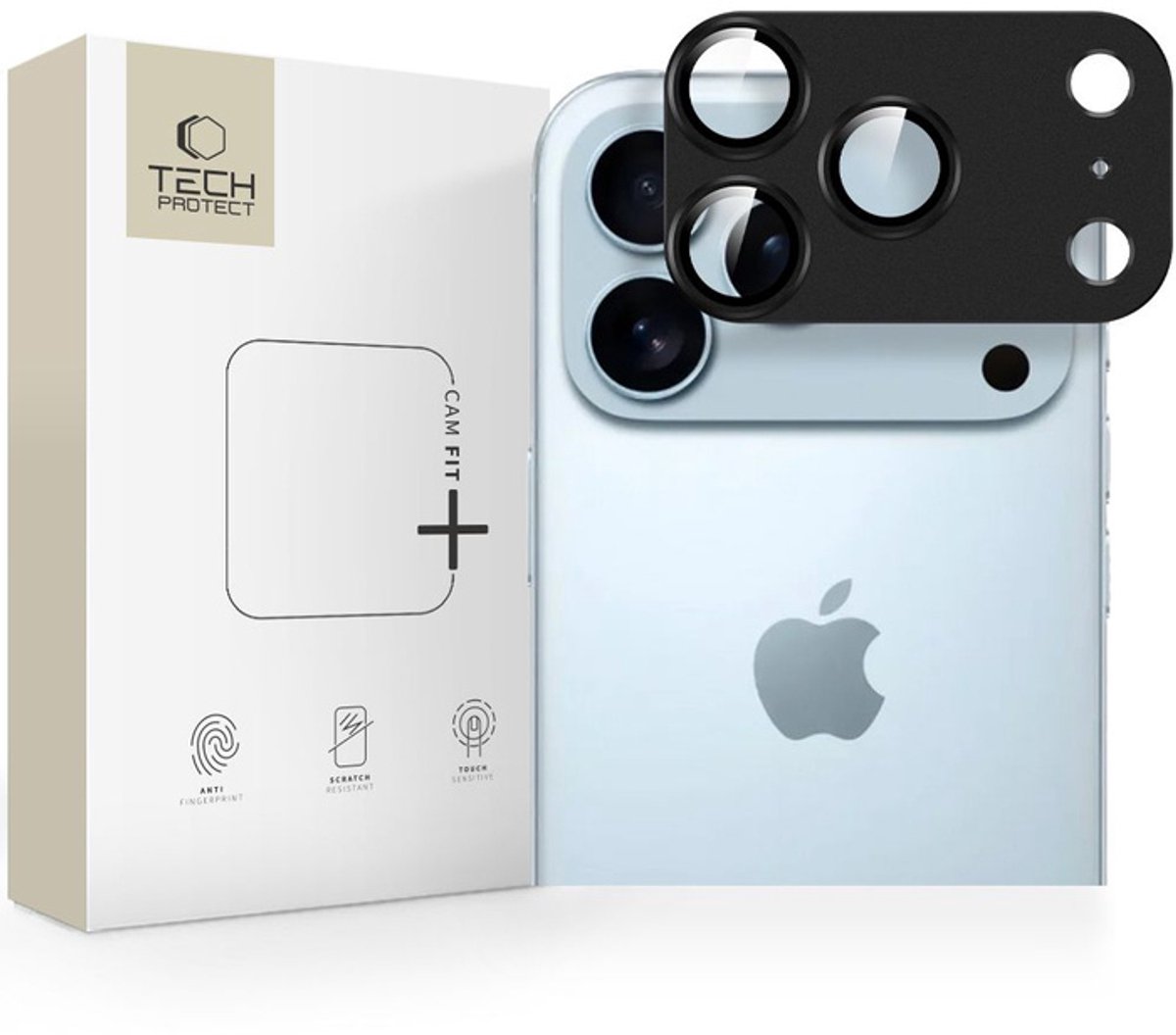 Tech-Protect Camfull Fit+ Camera Cover Voor Iphone 17 Pro Max Bescherming