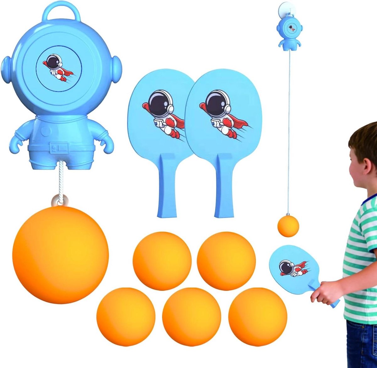 Deur Tafeltennis - Trainer set - Binnen Sporten - Verstelbare Hoogte - 90 cm lijn - Stijl