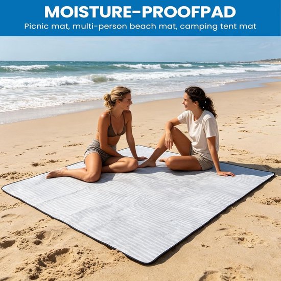 Slaapmat Folie Schuim - Isolerende Pad - Buiten Kamperen - Thermische Isolatie - 150 x 200 cm - Aluminium — afbeelding 2