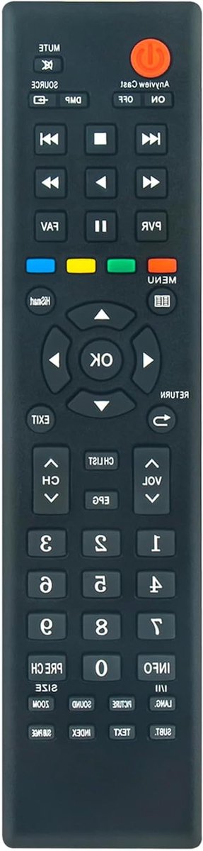 Afstandsbediening Vervangen voor Hisense TV Modellen 32K220W, 40K220PW, 50K220PW en 55K220PWG - Compatibel en Gebruiksvriendelijk
