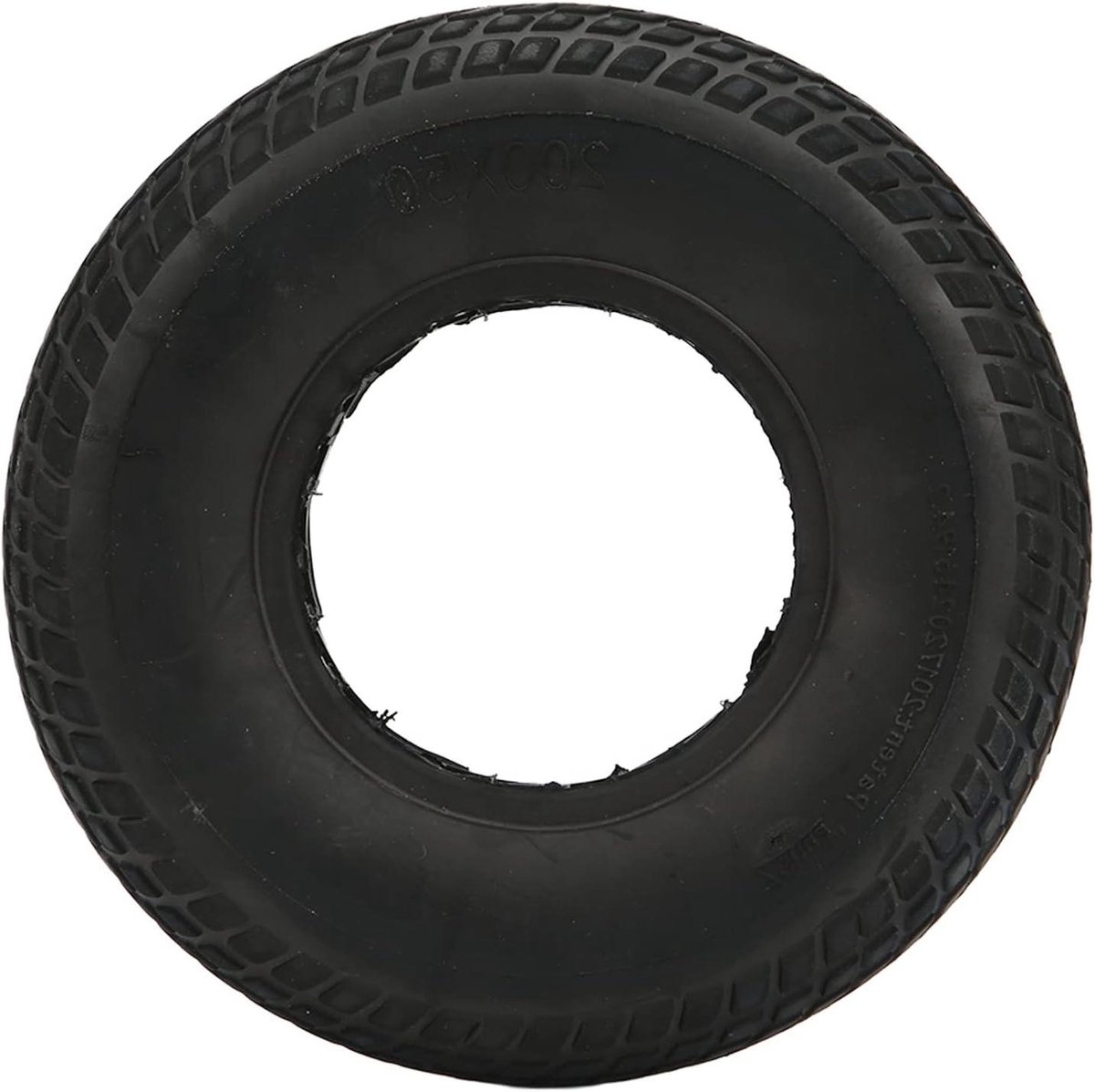 Massieve Band - Scooter Wiel - Veilig Rijden - Schokabsorberend - 8 Inch - Zwart