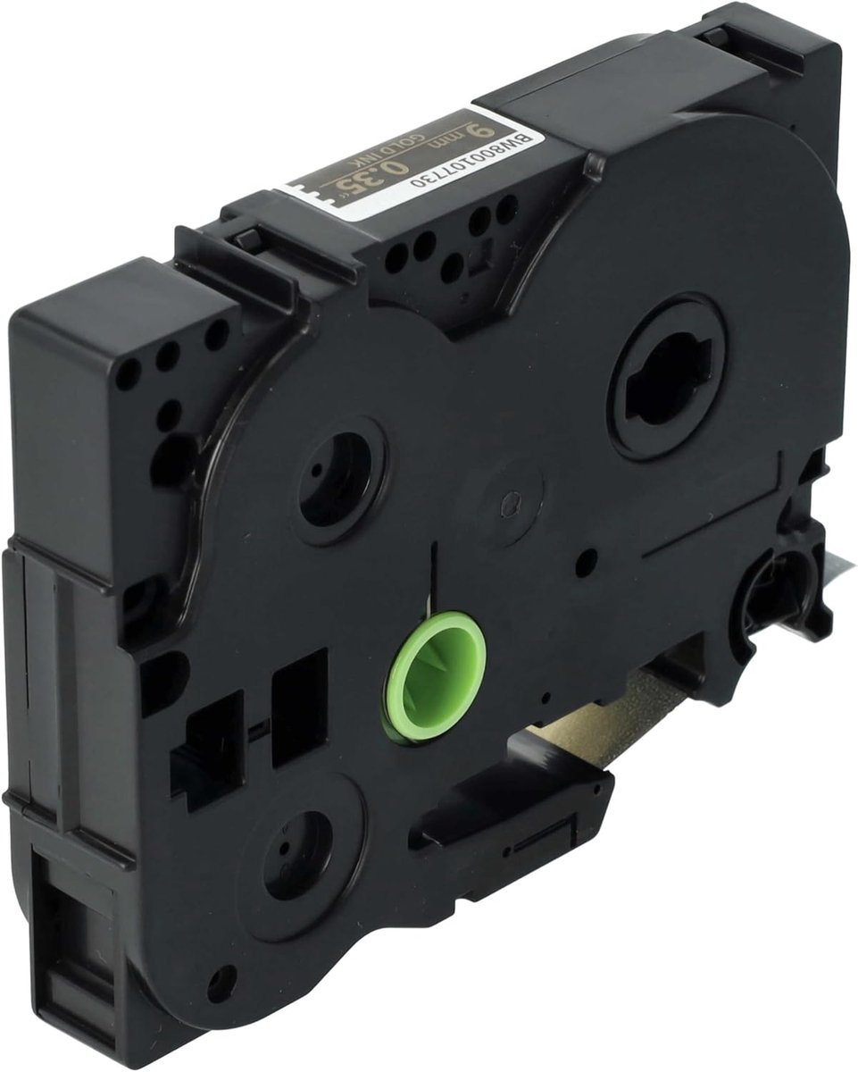 vhbw 1x Label Tape Replacement for Brother TZe-324 for Label Printer 9mm, Gold on Black thumbnail 5