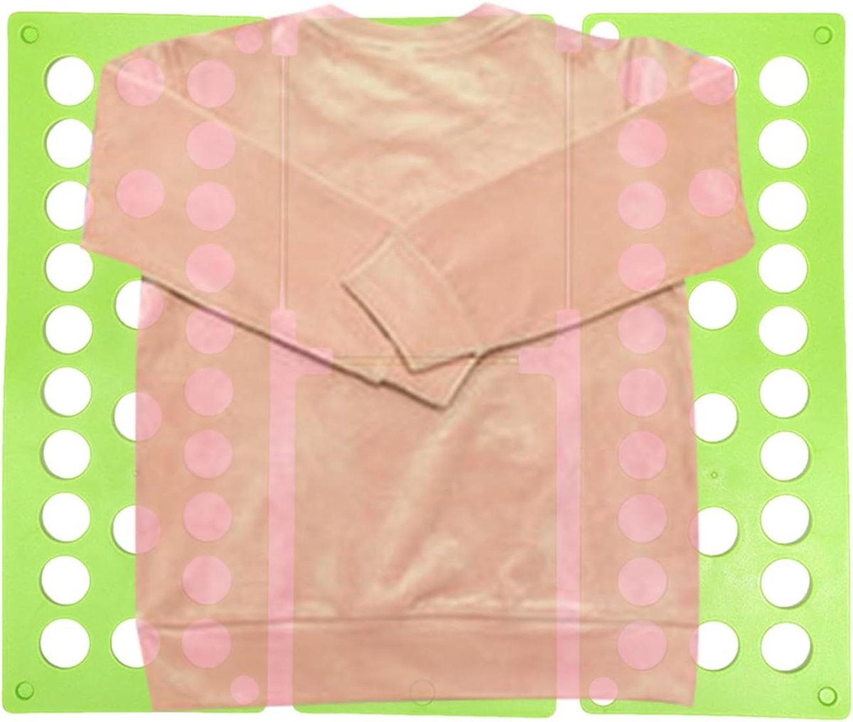 Kleding Vouwbord - Was Organizer - Kleding Snel Vouwen - Stevig ABS Materiaal - 40 x 48 cm - Groen