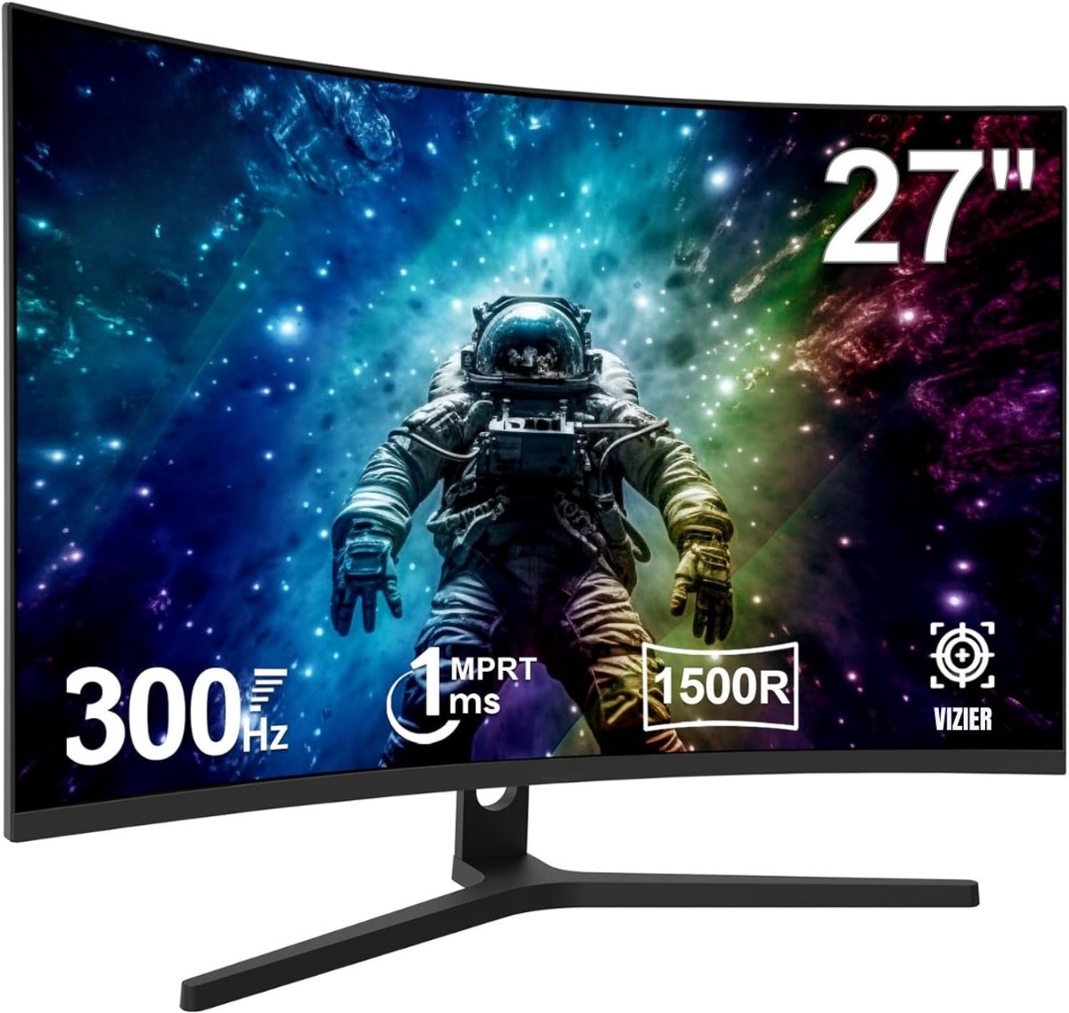 TIM® Gaming Monitor 240hz - Gaming Monitor - Zwart - ‎‎18cm x 62cm x 45cm