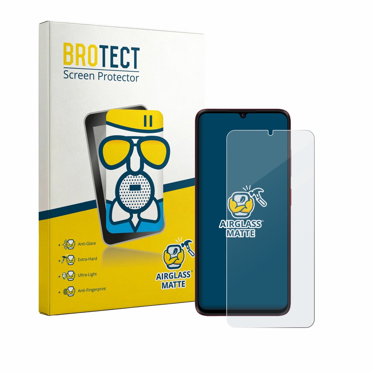 BROTECT - Screenprotector voor AI+ Nova 2 - Folie Beschermfolie Beschermglas matte