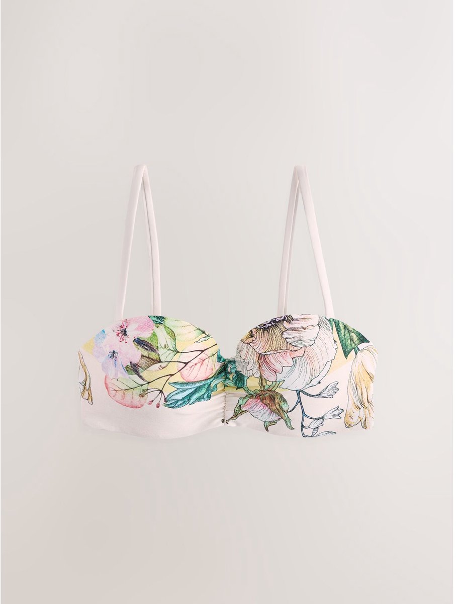 Next - Dames - Bandeau-bikinitop met beugel - Crème
