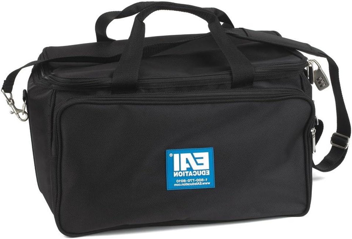 Rekenmachine Tas - Opbergtas - Veilig Transport - Met Slot - 30 Rekenmachines - Zwart
