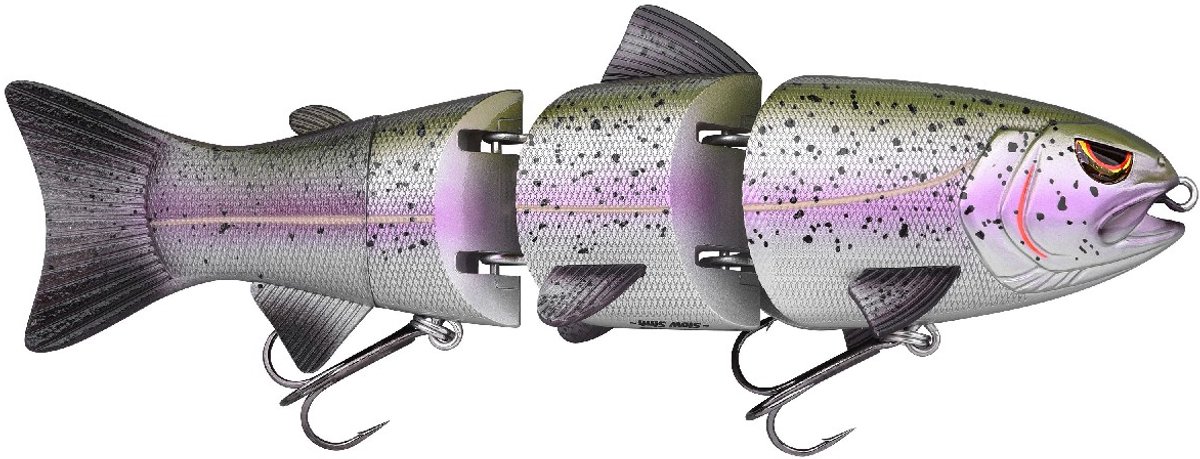 Spro Swimbait Slow Sink 8 inch UV Rainbow Trout