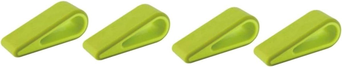 Laptop Verhogers - Mini Stands - Comfortabel Werken - Krasvrij Ontwerp - 4 Stuks - Groen