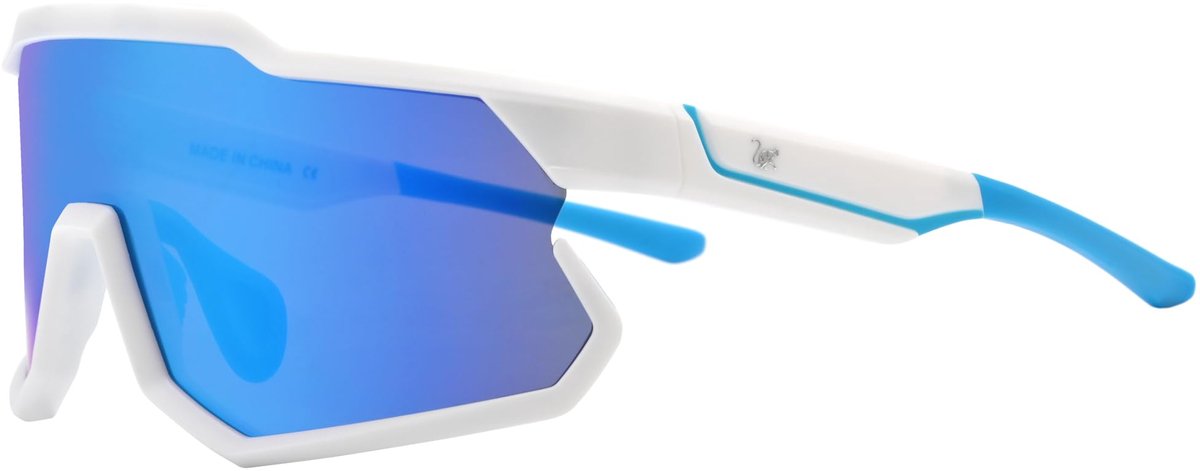 Unisex sportzonnebril - TR90 / UV400 bescherming (wit)