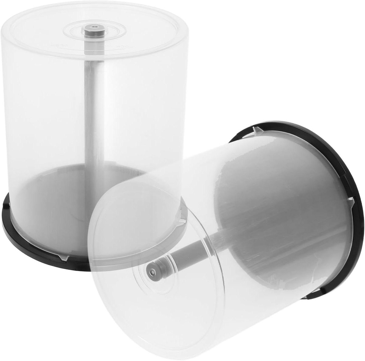 Opbergdozen CD - Dvd Houder - Media Organiseren - Compact Systeem - 2 Stuks - Transparant