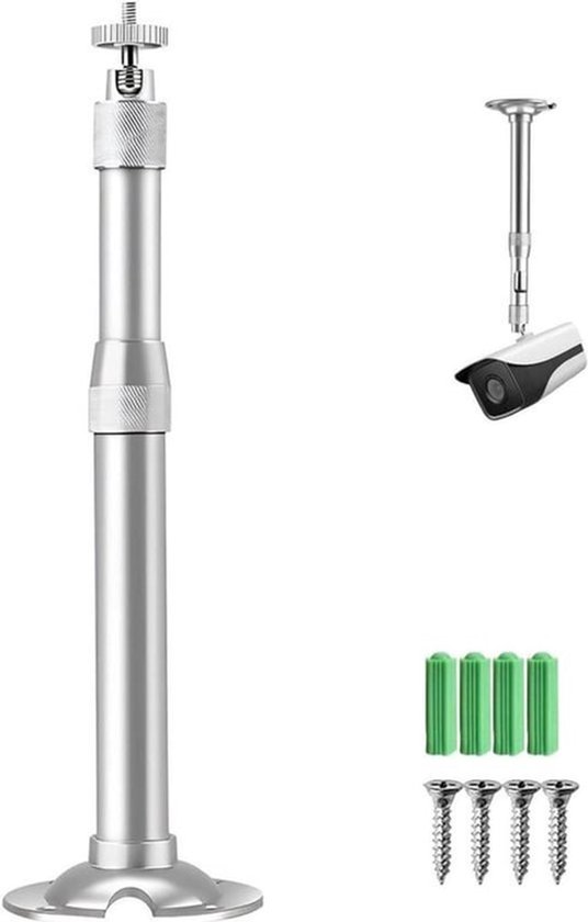 Universele projectorhouder plafondbeugel met verlengstang 20-40 cm, 360° draaibaar, 5 kg draaggewicht