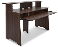 modul 3-Tier Pro Audio 8U Studio Desk, Walnoot