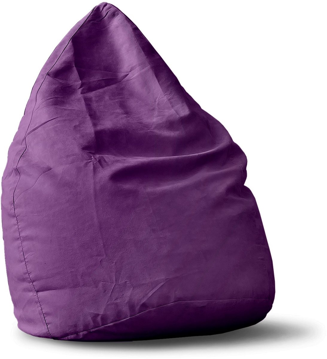Lumaland - Luxe XL PLUS zitzak - stijlvolle beanbag met 220L volume - extra stevige naden - verkrijgbaar in verschillende kleuren - Lila