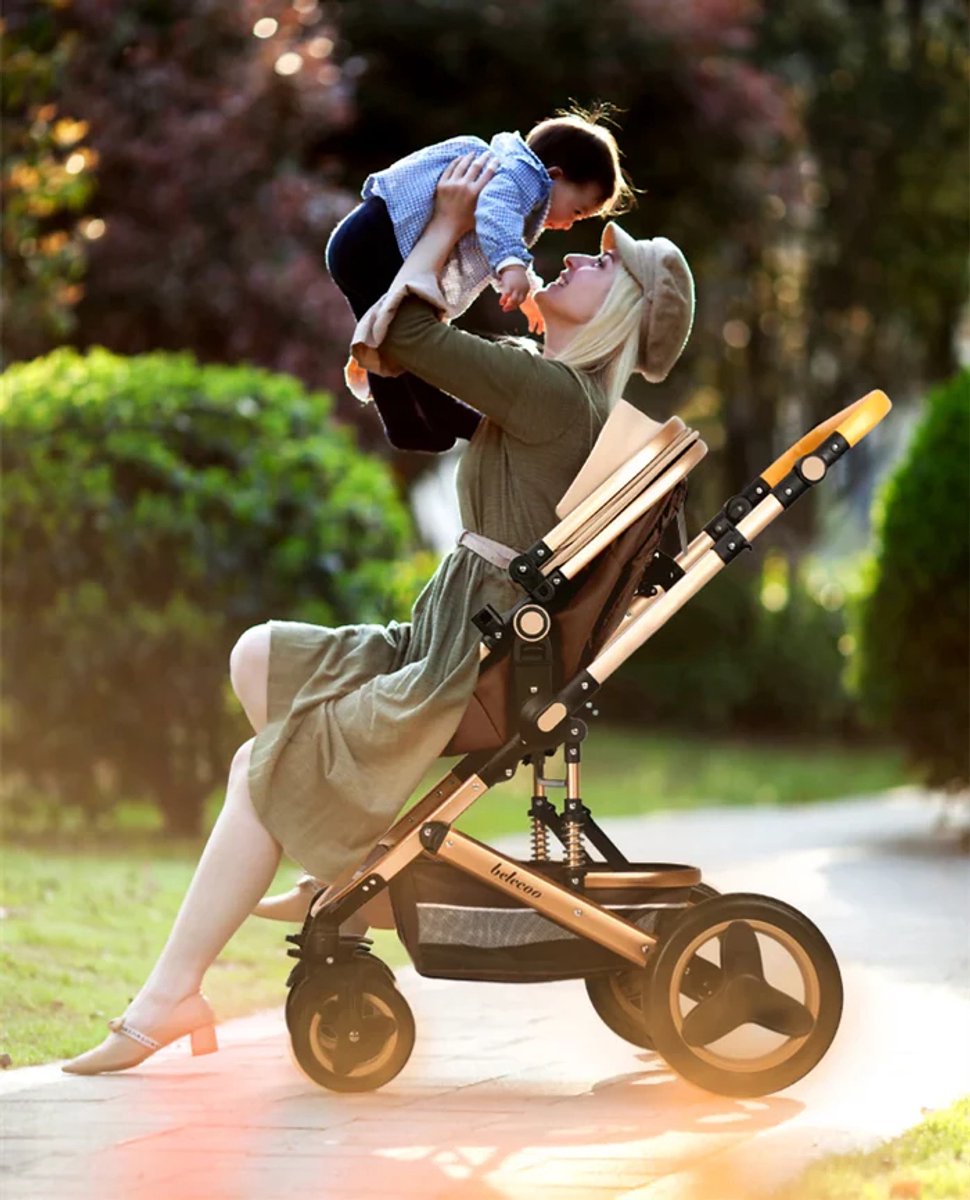 Luxe Luxe 3-in-1 Kinderwagen - 3 functies tot 36 maanden thumbnail 7