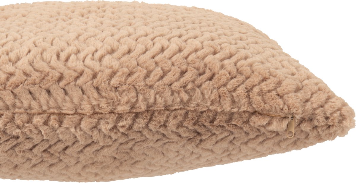 J-Line kussen - polyester - camel