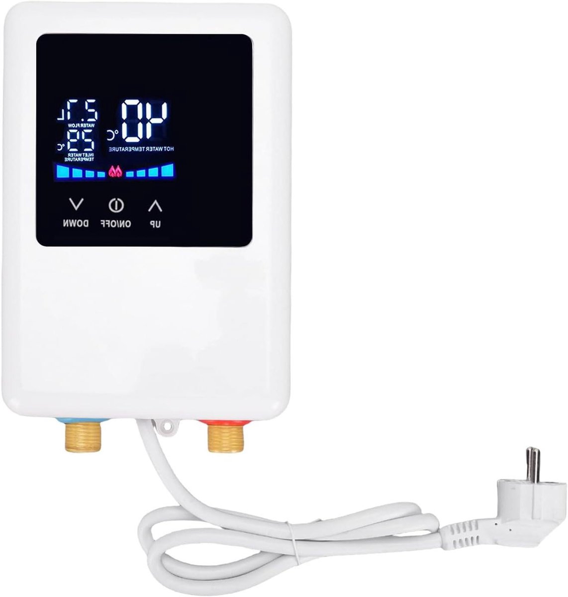 Mini Water Heater - Compact Boiler - Direct Warm Water - Smart Self-Diagnosis - 29D x 22W x 11H cm