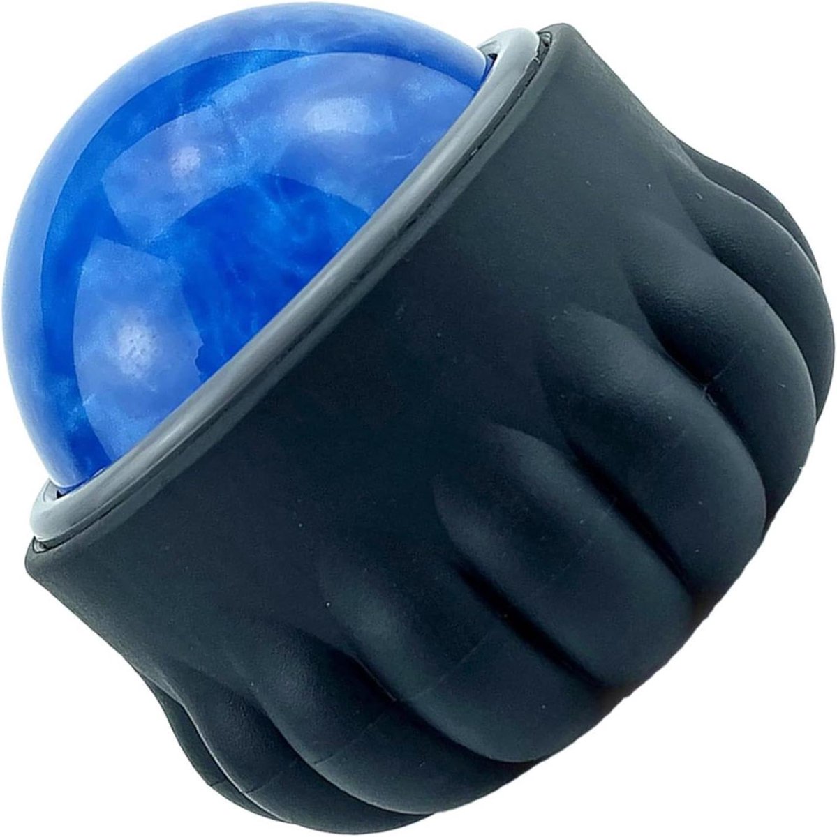 Spierroller Massagebal - Triggerpoint Tool - Spierherstel - Antislip Ontwerp - 7.3 cm diameter - Grijs