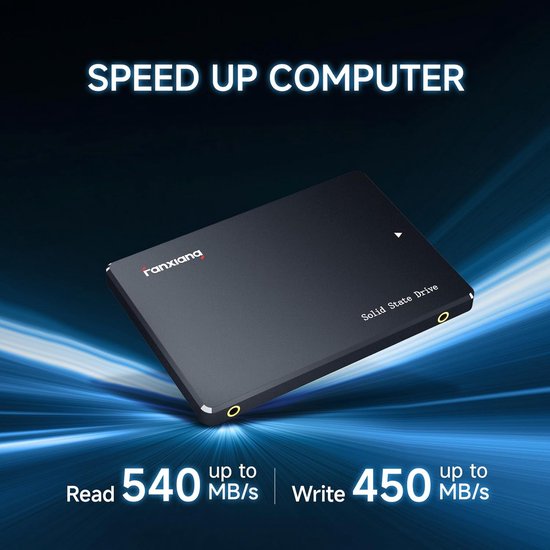 Interne SSD - Opslag Schijf - Computer Upgrade - Hoge Leessnelheid - 25 inch - Zwart — afbeelding 2