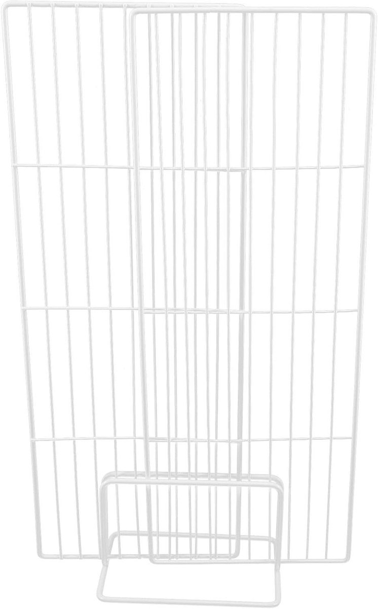 Vriezer Plankenverdelers - Koelkast Organizer - Voedsel Ordenen - Verstelbare Breedte - 46 cm - Wit