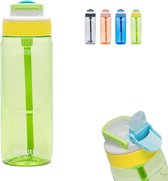 Kambukka Lagoon Drinkfles 750ml -Playful Garden met geïntegreerd rietje