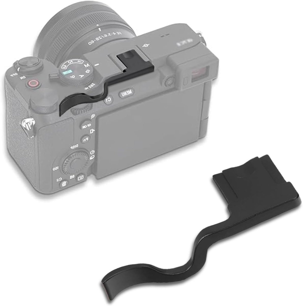 Duurzame thumb grip voor betere grip en stabiliteit van Fujifilm camera's zoals X-T1, X-T2, X-T3, X-T4, X-T10, X-T20 en X-T30