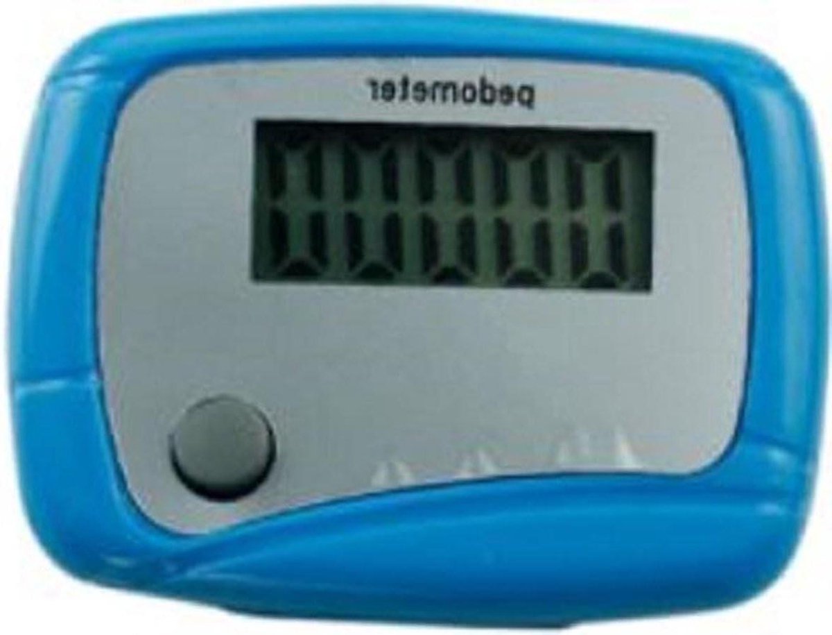 Stappenteller - Stappenteller Pedometer - Gezondheid Bijhouden - Waterdicht en Duurzaam - One-size - Blauw